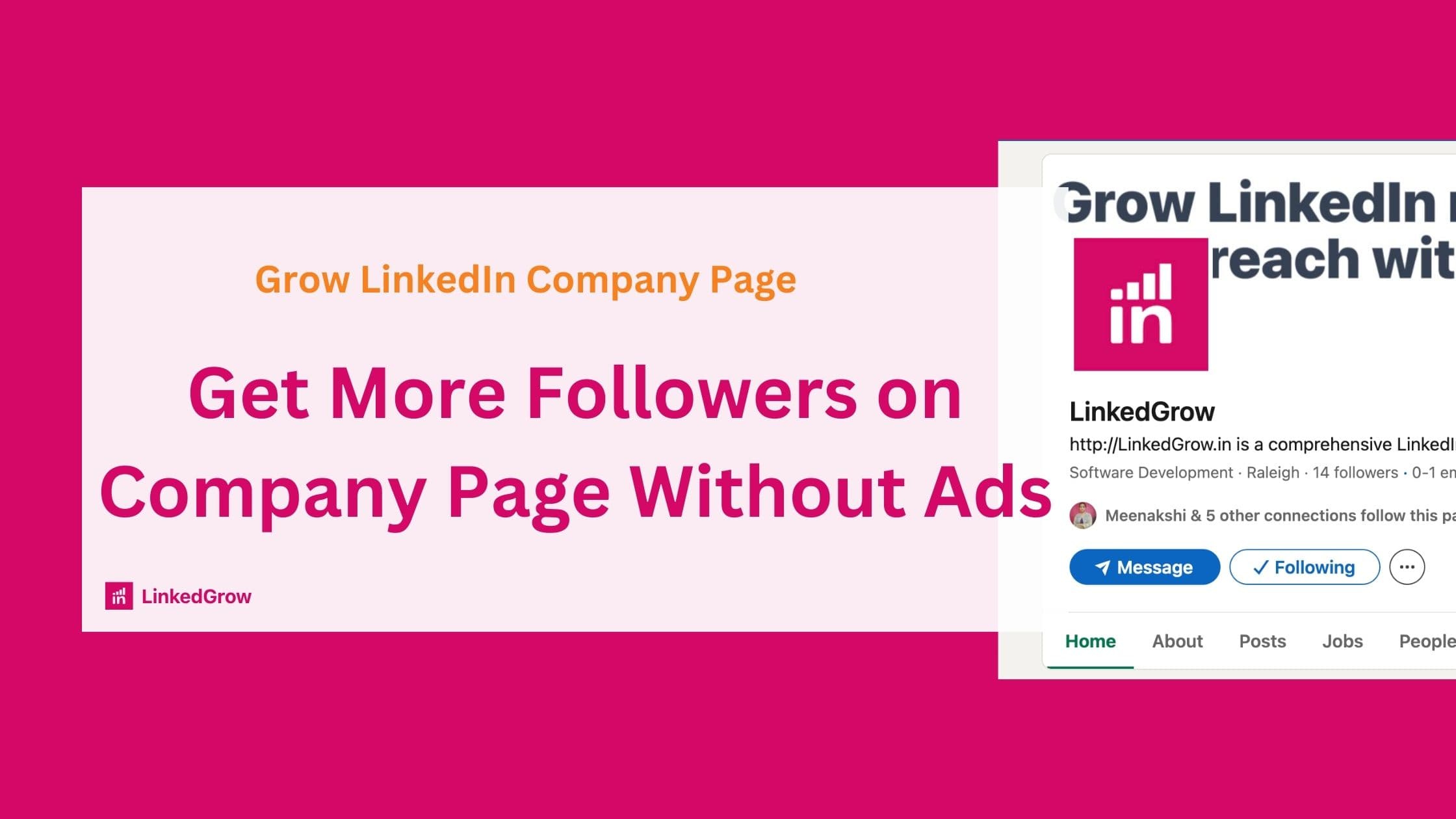 How to Get More Followers on Your LinkedIn Company Page Without Ads
